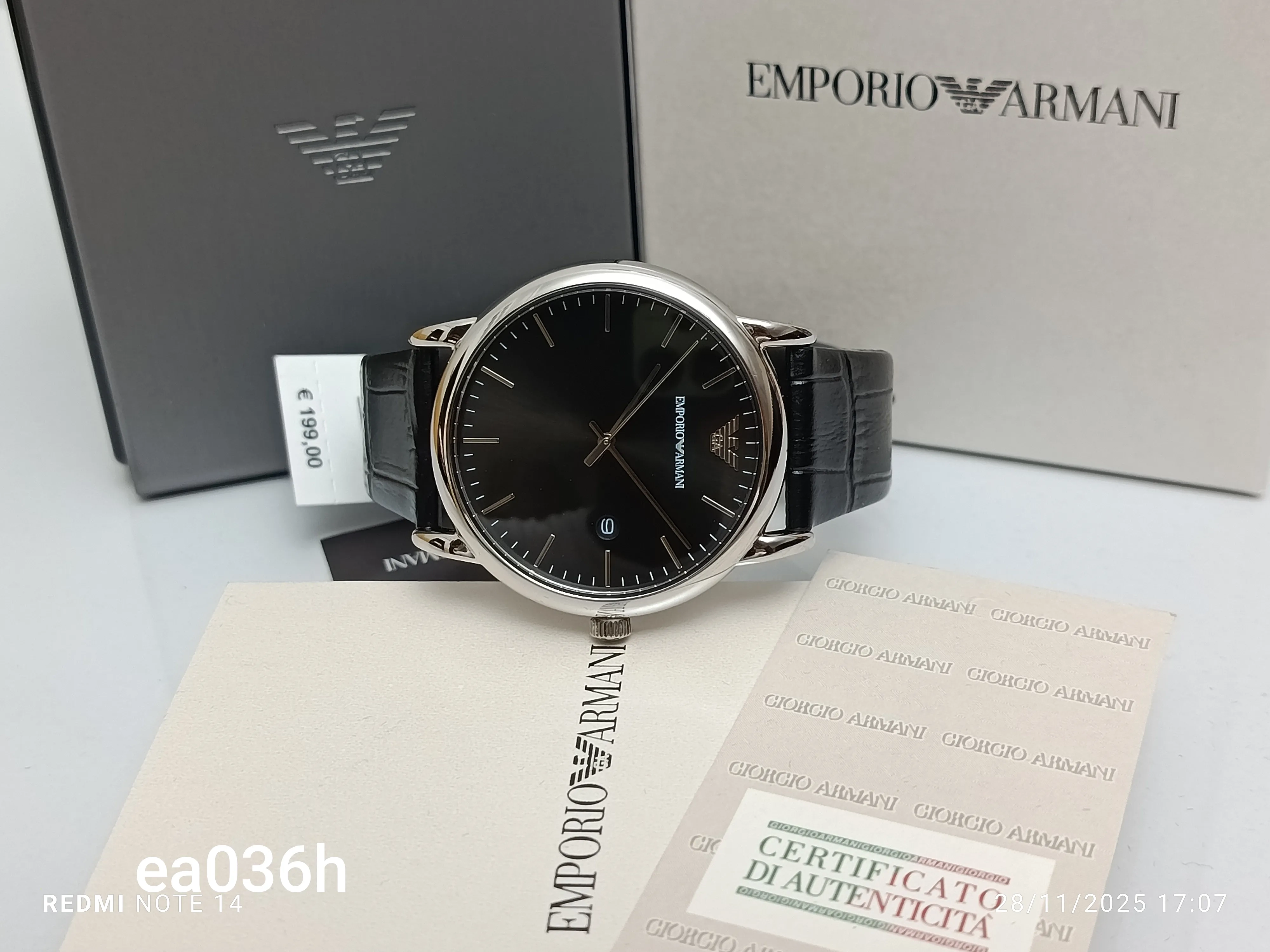 Montre Emporio Armani Homme EA036H