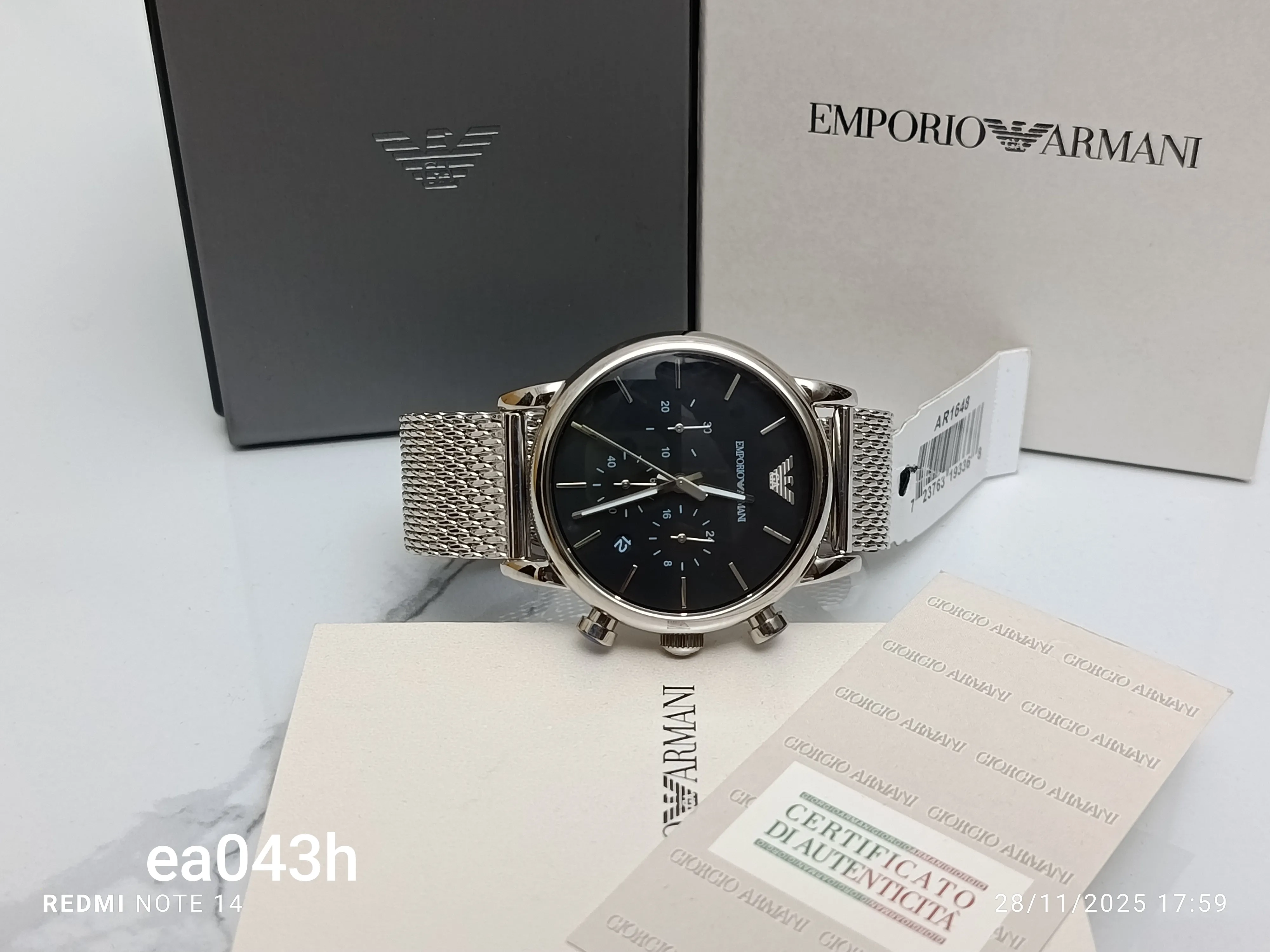 Montre Emporio Armani Homme EA043H